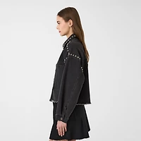 RM Rebecca Minkoff Womens Studded Jacket