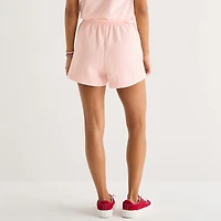 Womens High Rise Juniors Strawberry Shortcake Pull-On Short
