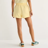 Peanuts Short Womens High Rise Juniors Pull-On