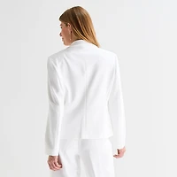 Black Label by Evan-Picone Womens Classic Fit Double Breasted Suit Jacket