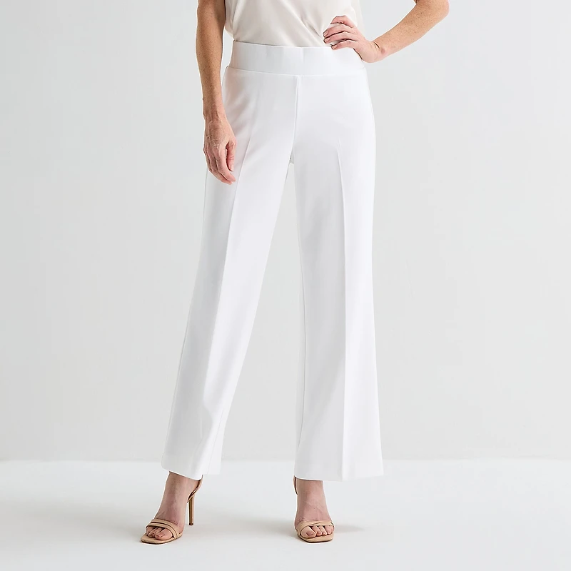Black Label by Evan-Picone Womens Regular Fit Wide Leg Suit Pant