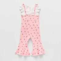 Btween Baby Girls 3-pc. Jumpsuit Set