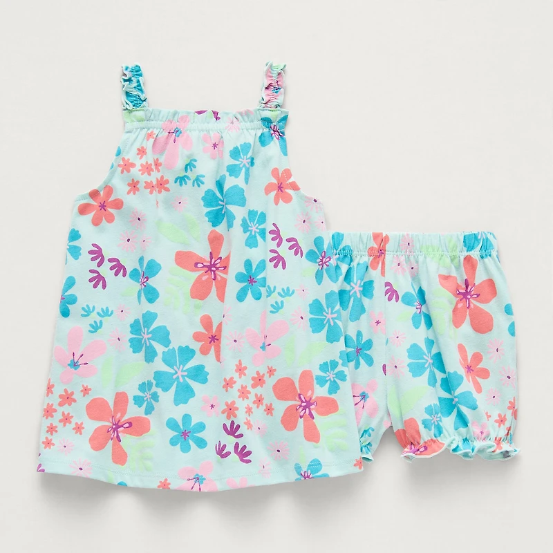 Okie Dokie Baby Girls 2-pc. Dress Set