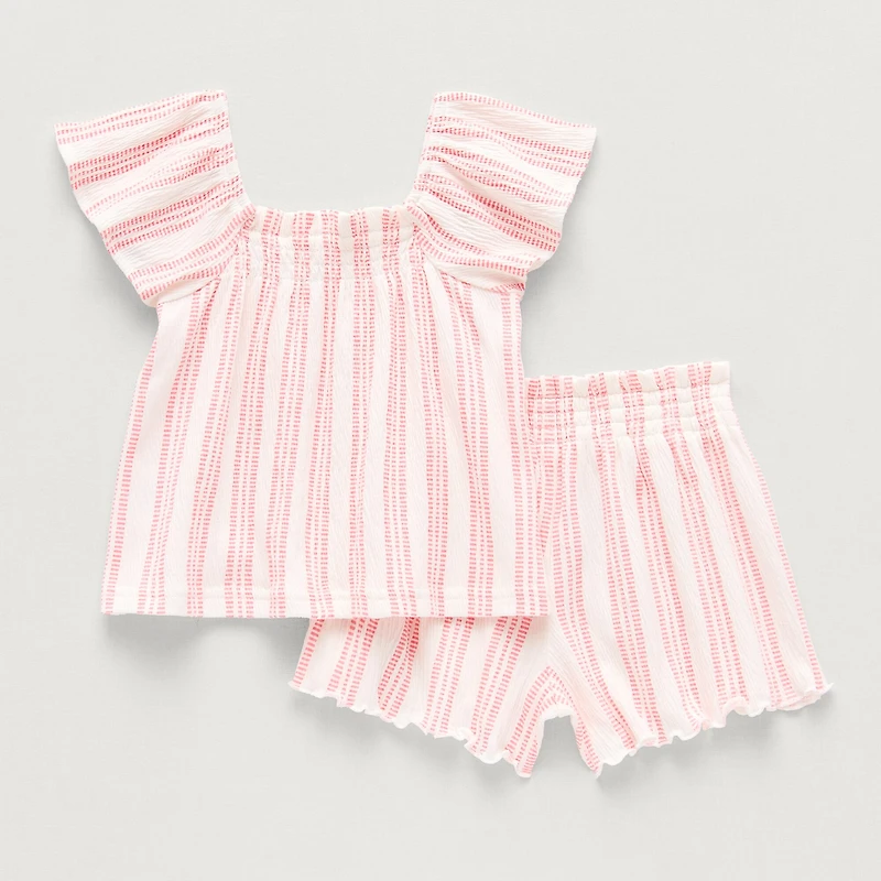 Okie Dokie Baby Girls 2-pc. Short Set
