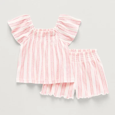 Okie Dokie Baby Girls 2-pc. Short Set
