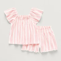 Okie Dokie Baby Girls 2-pc. Short Set