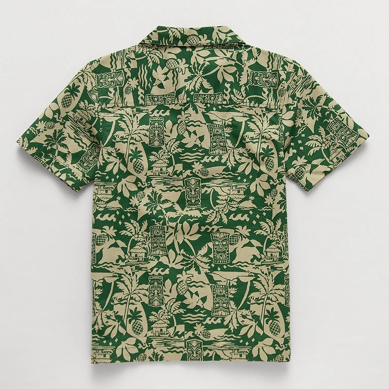 Thereabouts Little & Big Kid Boys Short Sleeve Regular Fit Button-Down Shirt