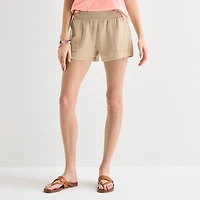 Hurley Womens Low Rise Juniors Pull-On Short