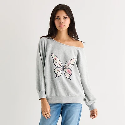 Arizona Womens Juniors Long Sleeve Sweatshirt