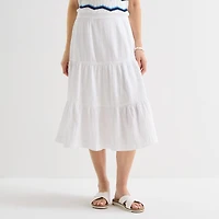 St. John's Bay Womens Long A-Line Skirt