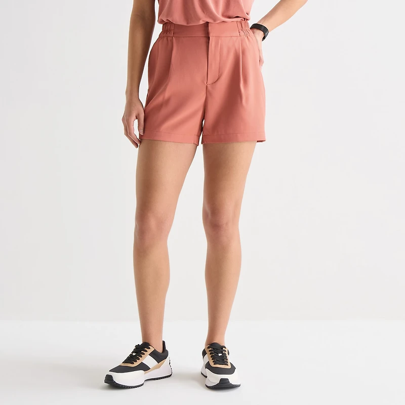Stylus Womens High Rise Pull-On Short