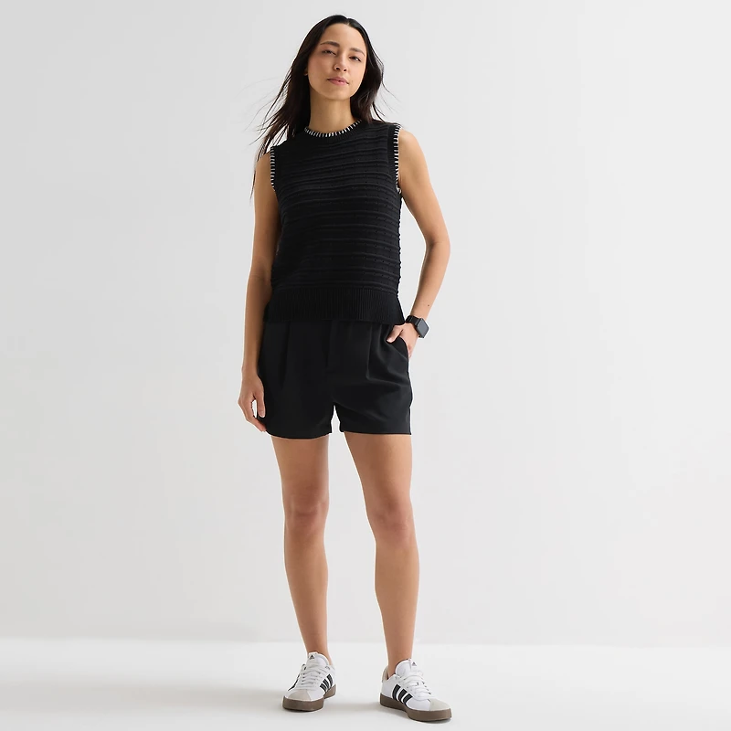 Stylus Womens High Rise Pull-On Short