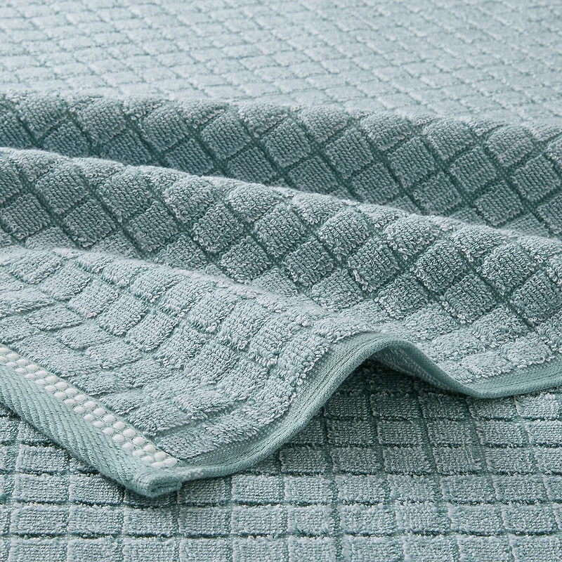 Town And Country Windowpane Textured 4-pc. Quick Dry Bath Towel Set