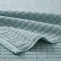 Town And Country Windowpane Textured 4-pc. Quick Dry Bath Towel Set