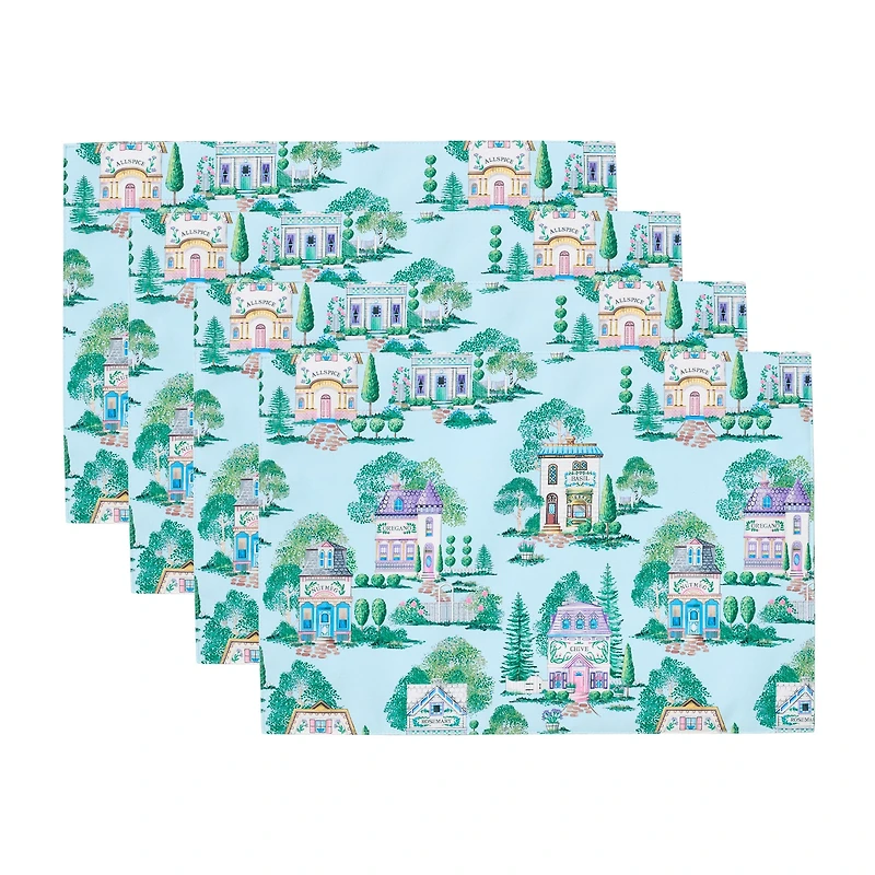 Threadmade Spice Village Allover 4-pc. Placemat