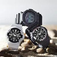 Casio G-Shock Mens Black Strap Watch Gas100-1a