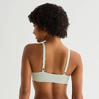 Arizona Body Cloud Kissed Wireless Triangle Plunge Pullover Bra