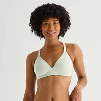 Arizona Body Cloud Kissed Wireless Triangle Plunge Pullover Bra
