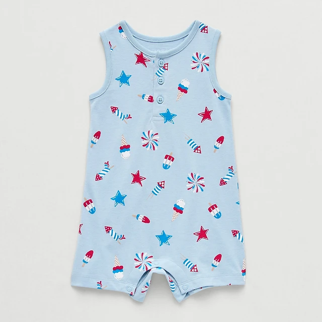 Okie Dokie Baby Boys Sleeveless Romper