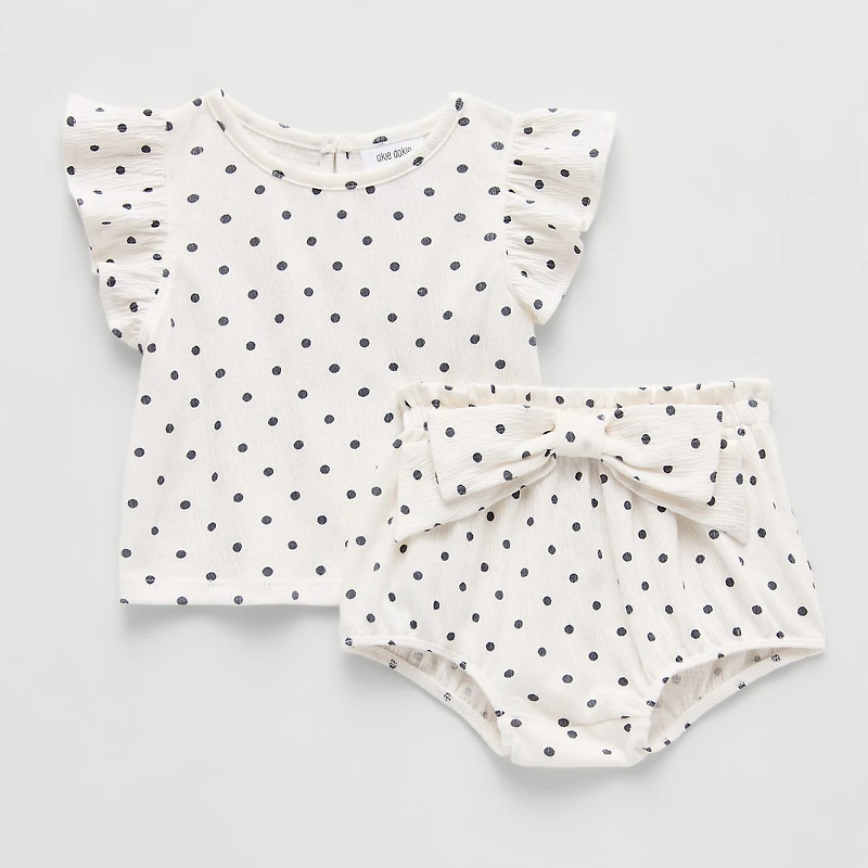 Okie Dokie Baby Girls 2-pc. Short Set