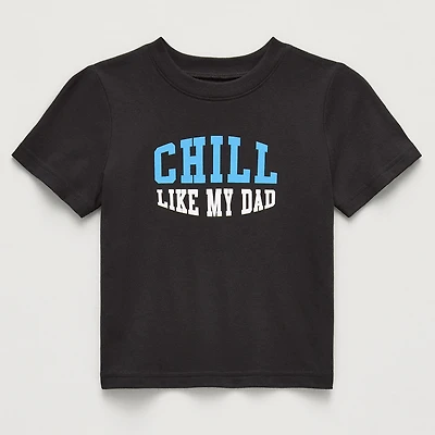 Okie Dokie Toddler & Little Boys Round Neck Short Sleeve Regular Fit Graphic T-Shirt