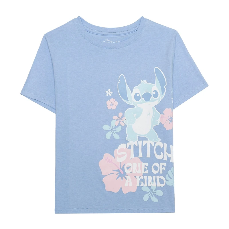 Disney Collection Girls Crew Neck Short Sleeve Regular Fit Graphic T-Shirt