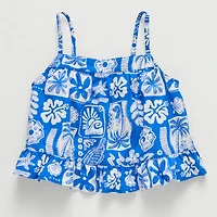 Thereabouts Little & Big Kid Girls Square Neck Sleeveless Tank Top
