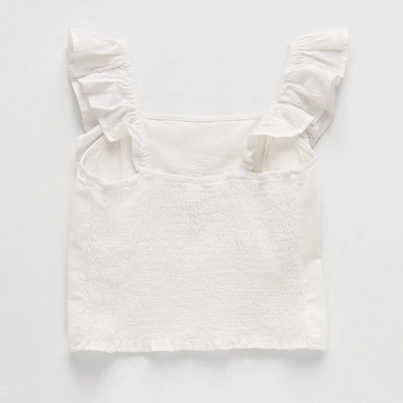 Thereabouts Little & Big Kid Girls Square Neck Sleeveless Blouse