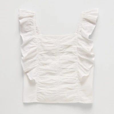Thereabouts Little & Big Kid Girls Square Neck Sleeveless Blouse