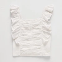 Thereabouts Little & Big Kid Girls Square Neck Sleeveless Blouse