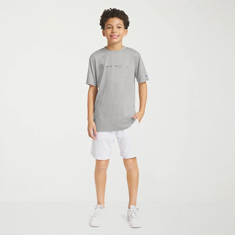 Champion Big Kid Boys Round Neck Short Sleeve Regular Fit Graphic T-Shirt
