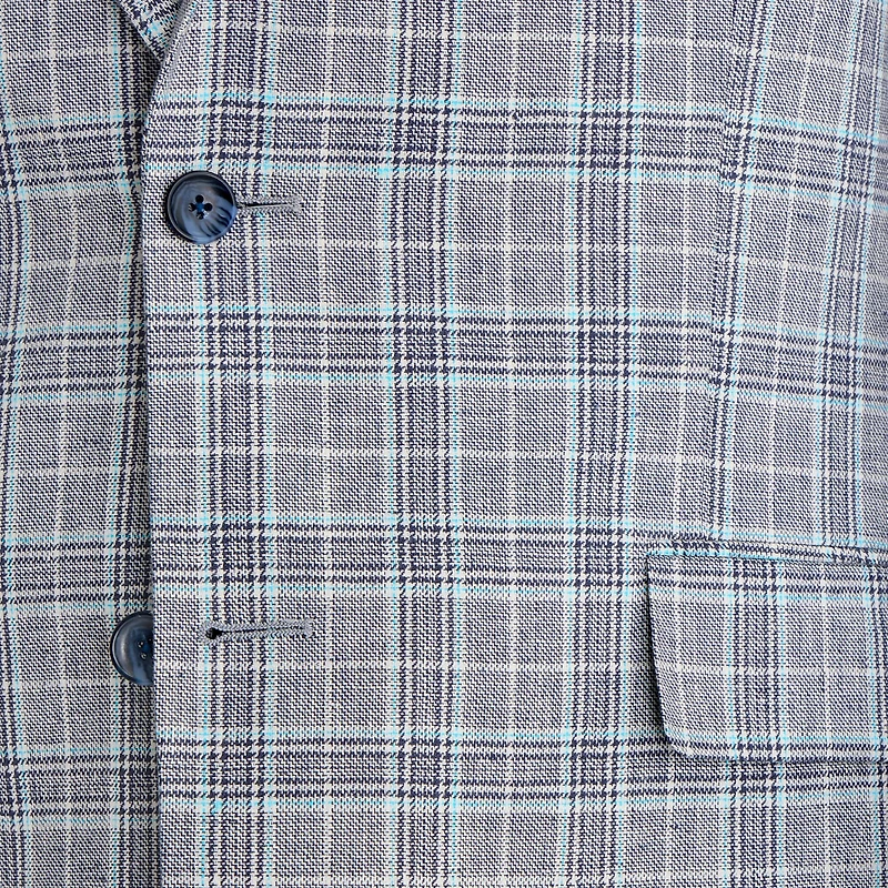 Stafford Mens Plaid Classic Fit Sport Coat