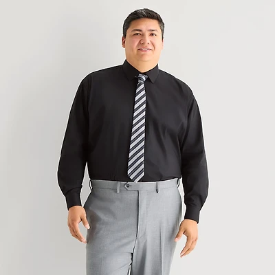 Shaquille O'Neal XLG™ Big And Tall Mens Button Down Dress Shirt + Tie Set