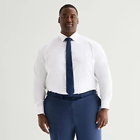 Shaquille O'Neal XLG™ Big And Tall Mens Button Down Dress Shirt + Tie Set