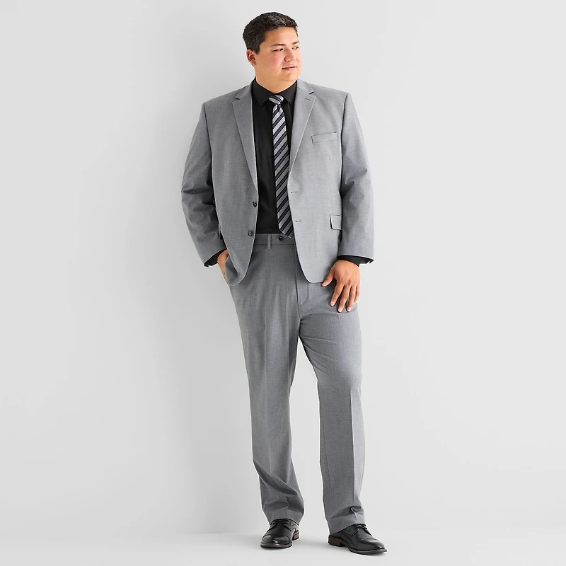 Shaquille O'Neal XLG™ Mens Stretch Fabric Classic Fit Big and Tall Suit Jacket
