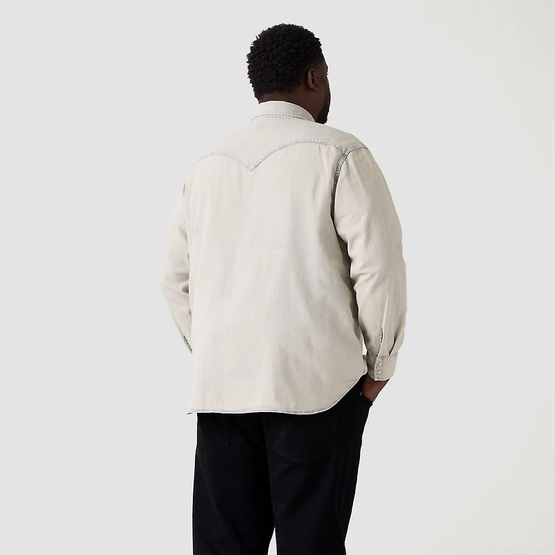 Levi's® Big and Tall Mens Long Sleeve Western Shirt