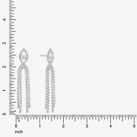 Monet Jewelry Timeless Womens Glass Simulated Pearl Hypoallergenic Drop Earrings