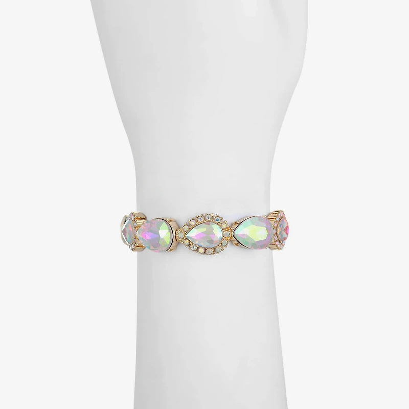 Monet Jewelry Womens Glass Stretch Bracelet