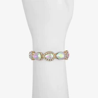 Monet Jewelry Womens Glass Stretch Bracelet