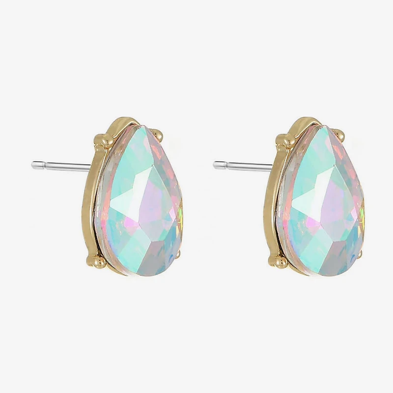 Monet Jewelry Glass 14mm Stud Earrings