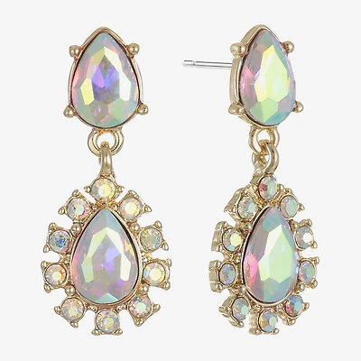 Monet Jewelry Womens Glass Hypoallergenic Drop Earrings