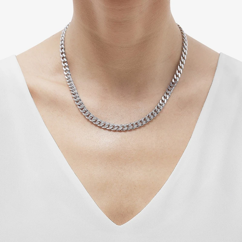 Limited Quantities! Womens Sterling Silver 18 Inch Curb Chain Necklace