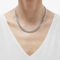 Limited Quantities! Womens Sterling Silver 18 Inch Curb Chain Necklace