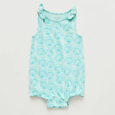 Okie Dokie Baby Girls Sleeveless Romper