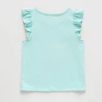Okie Dokie Toddler & Little Girls Round Neck Sleeveless Tank Top