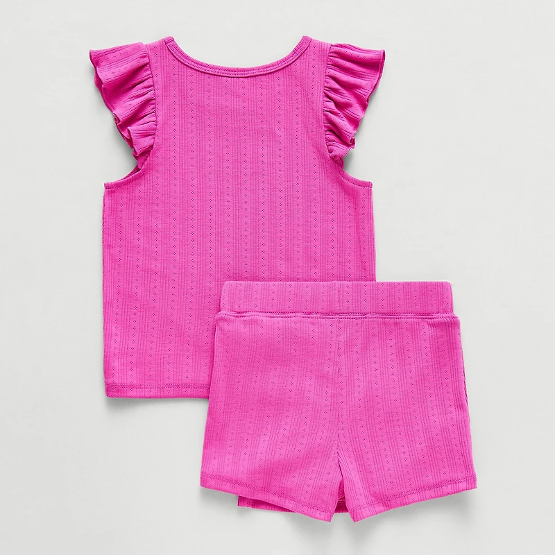 Okie Dokie Toddler & Little Girls 2-pc. Skort Set