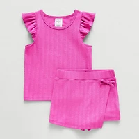 Okie Dokie Toddler & Little Girls 2-pc. Skort Set