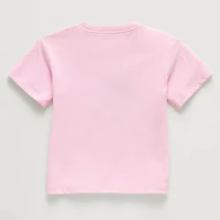 Okie Dokie Toddler & Little Girls Round Neck Short Sleeve Regular Fit Graphic T-Shirt