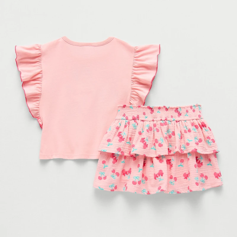 Toddler Girls 2-pc. Minnie Mouse Skirt Set