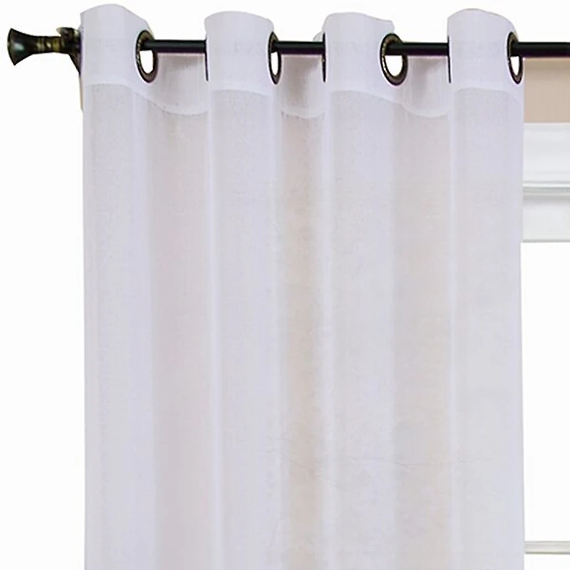 Essence Grommet Top Sheer Single Curtain Panel